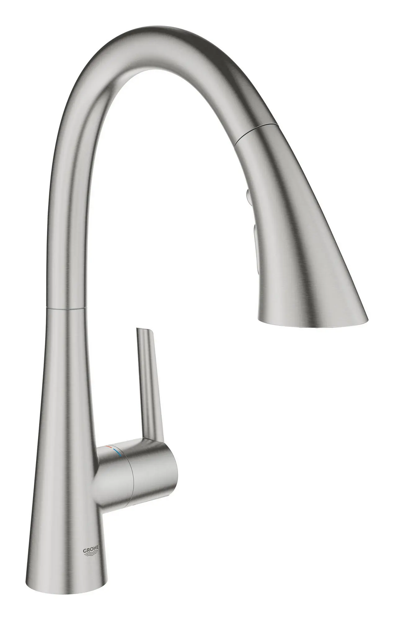 Baterie dřezová stojánková Grohe Zedra SuperSteel 32294DC2
