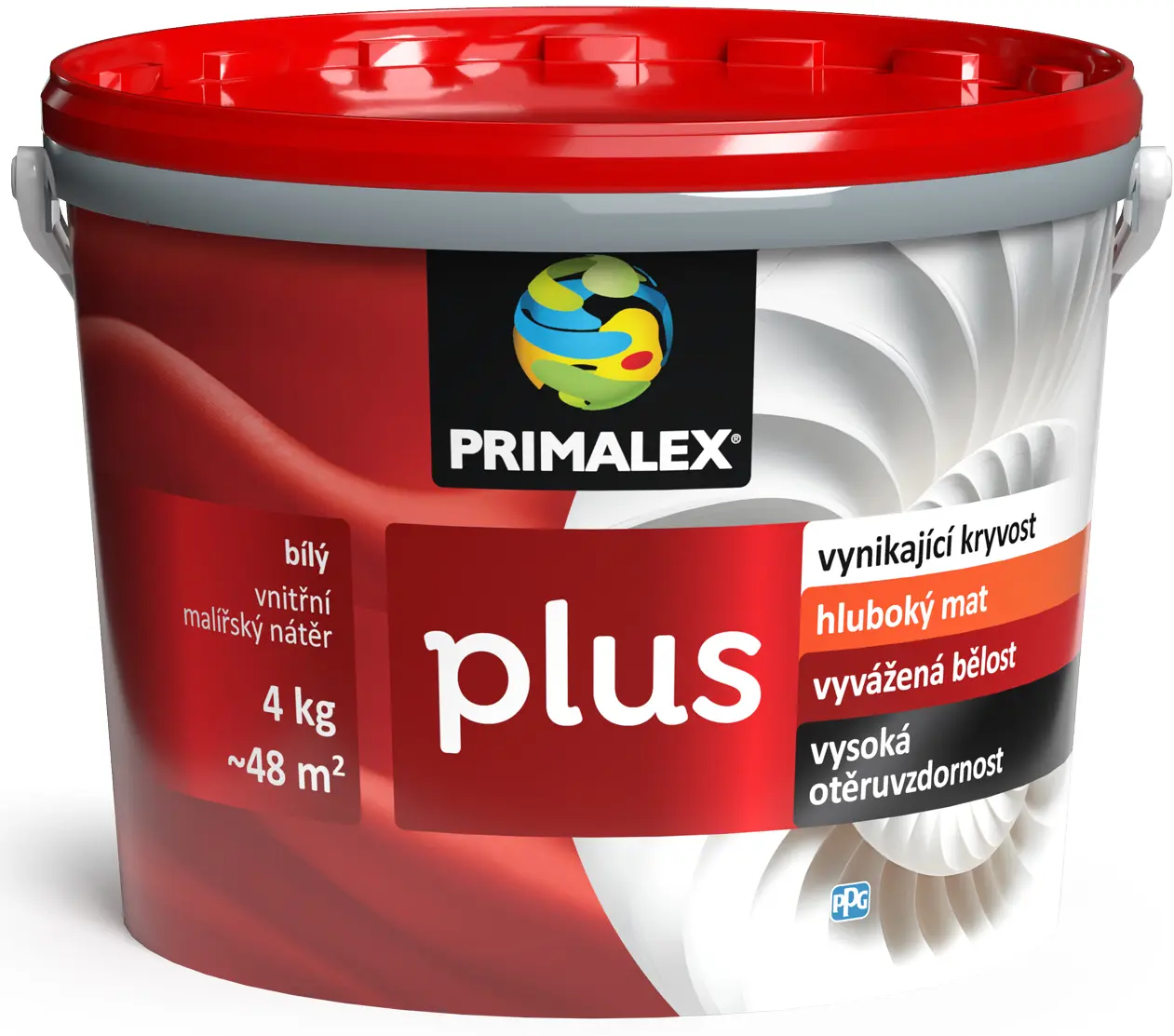 Malba interiérová PRIMALEX Plus bílá, 4 kg