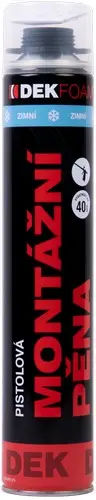 Pěna montážní DEKFOAM zimní pistolová 750 ml
