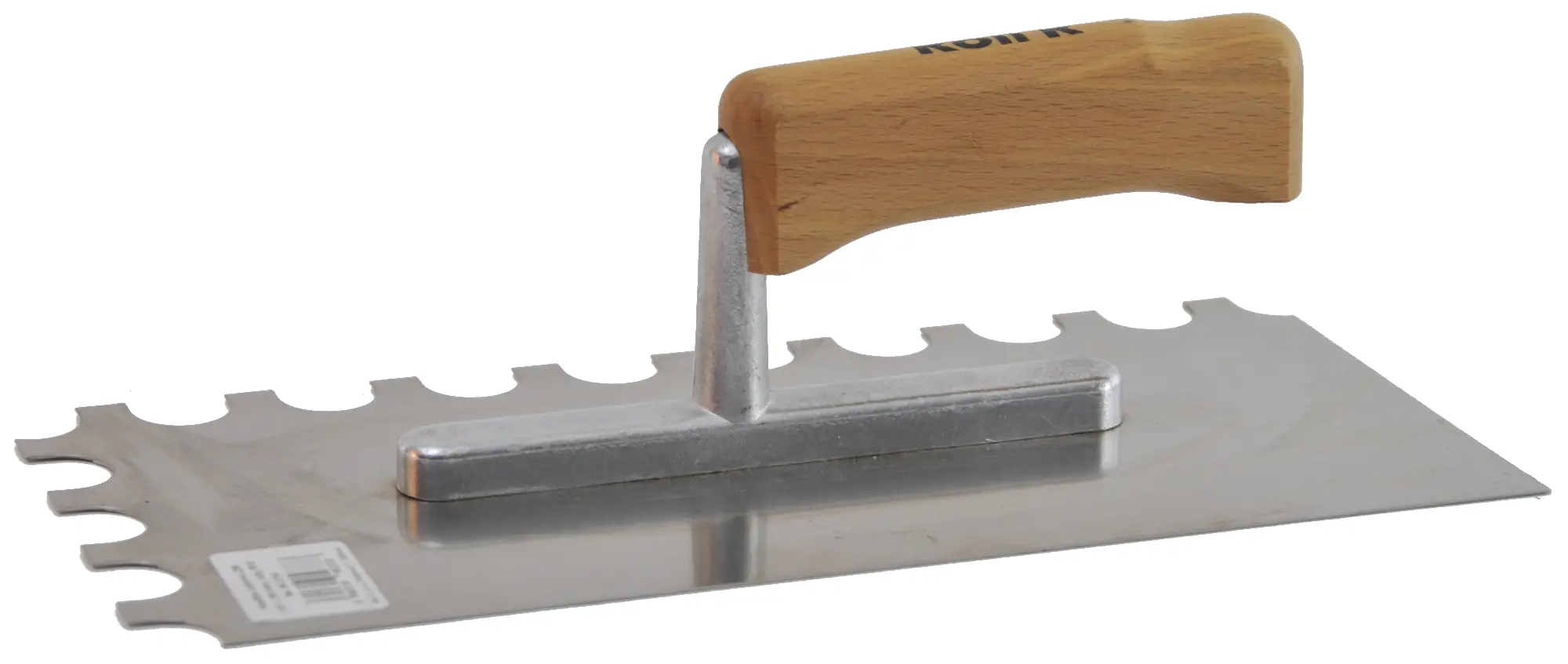 Hladítko nerez. zub. kul. DEK HN20 DR 130×270 mm zuby 10 mm