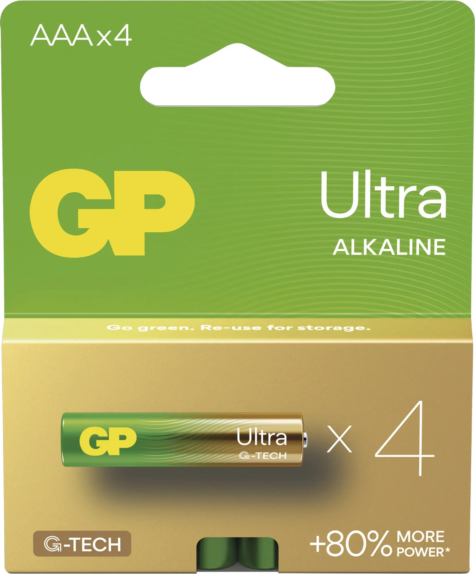 Baterie AAA (R03) alkalická GP Ultra 4ks