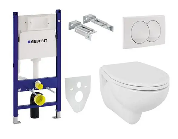 Set 5v1 pro závěsné WC Geberit Duofix 111.154.11.3 ES9