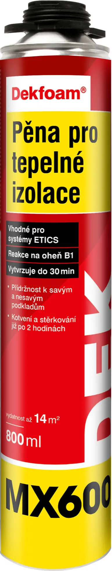 Pěna pro tepelné izolace DEKFOAM MX600 800 ml