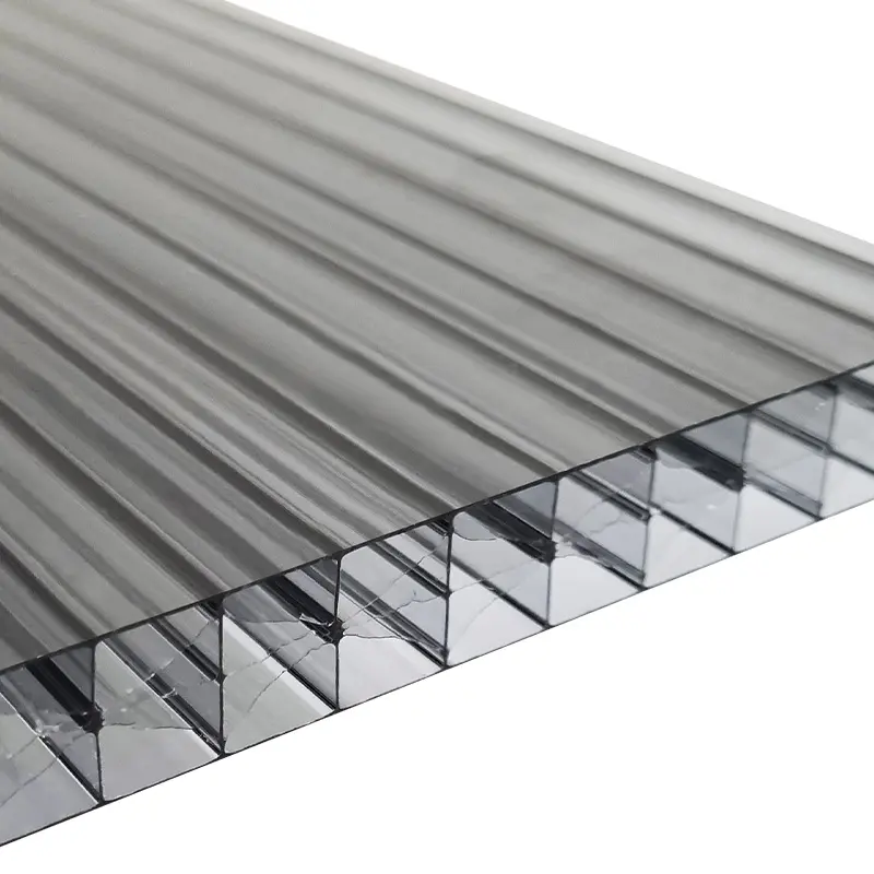 Deska polykarbonátová dutinková MULTICLEAR 16 5X 2UV antracit 2100×4500 mm