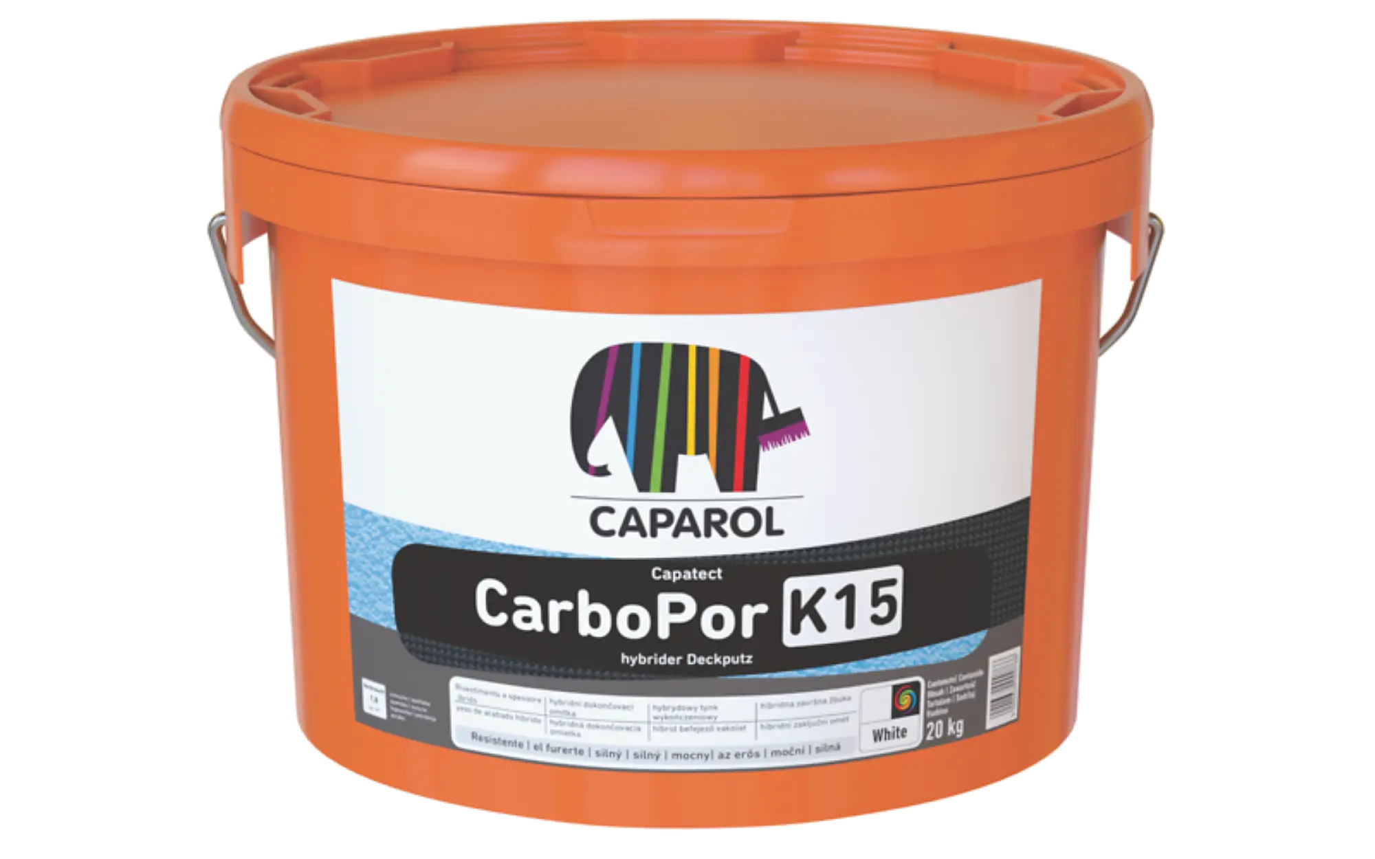 Omítka silikonová CaparolCarboPor K15 bílá 20 kg