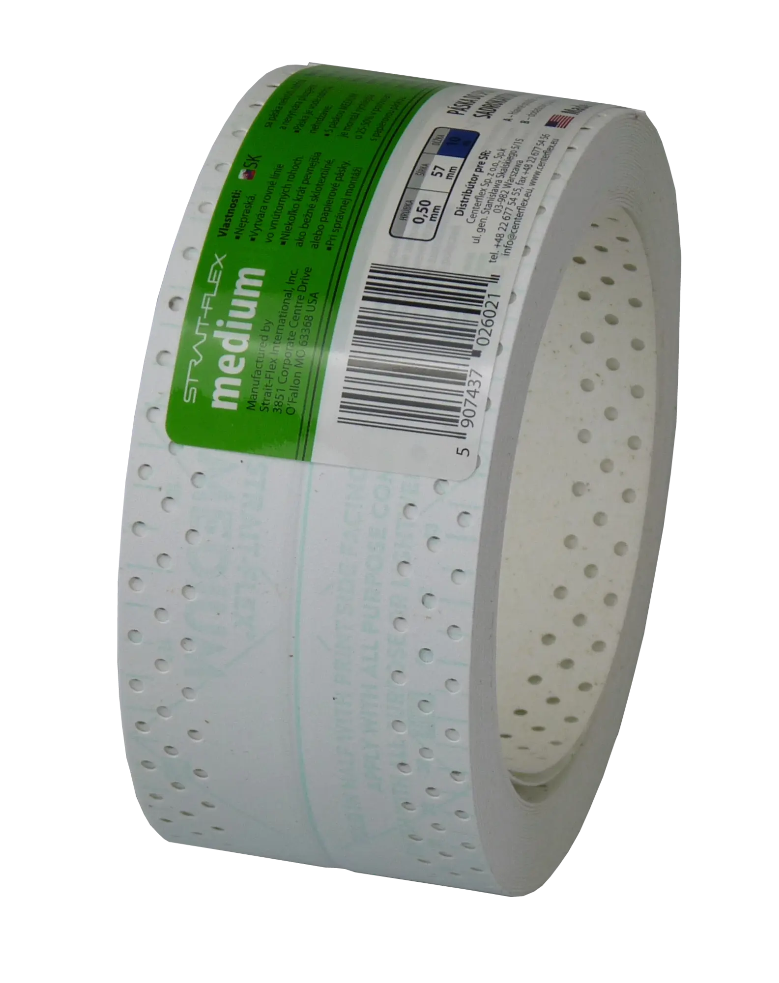 Hasoft Rohová páska na sádrokarton STRAIT-FLEX MEDIUM TAPE Rozměr:
