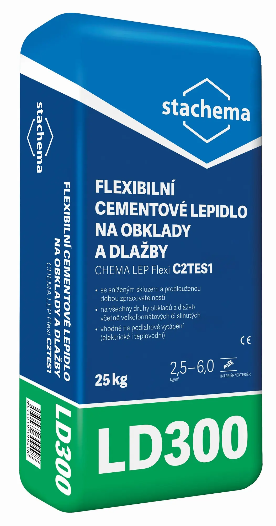 Lepidlo cementové C2TE S1 Stachema LD300 25 kg