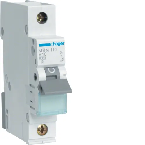 Jistič Hager MBN110 6 kA B 10 A