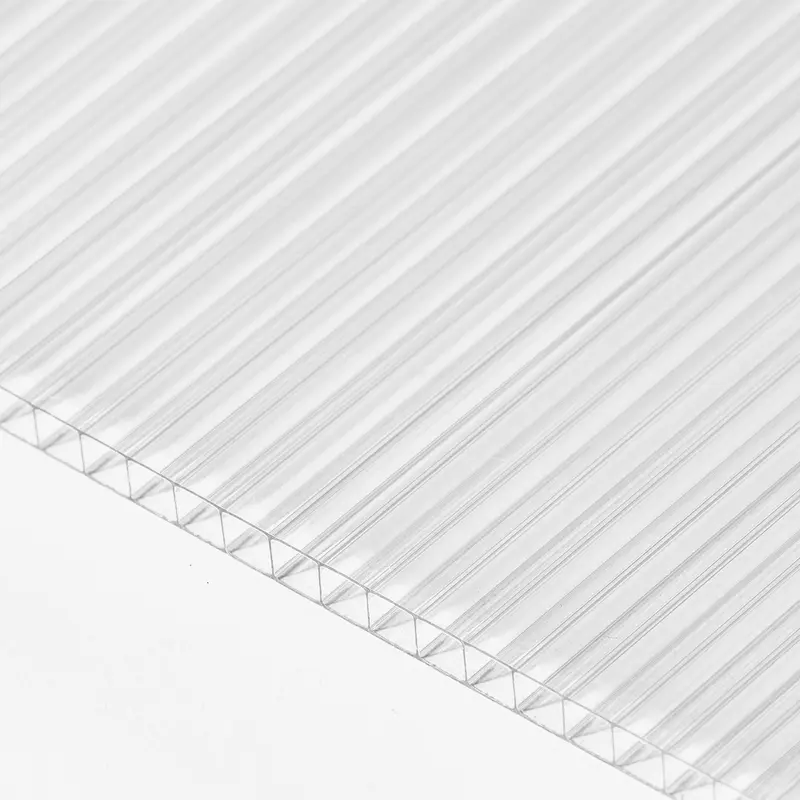 Deska polykarbonátová dutinková MULTICLEAR 4 BOX 2 WALL ULTRA 1UV čirá 1 050×5 000 mm