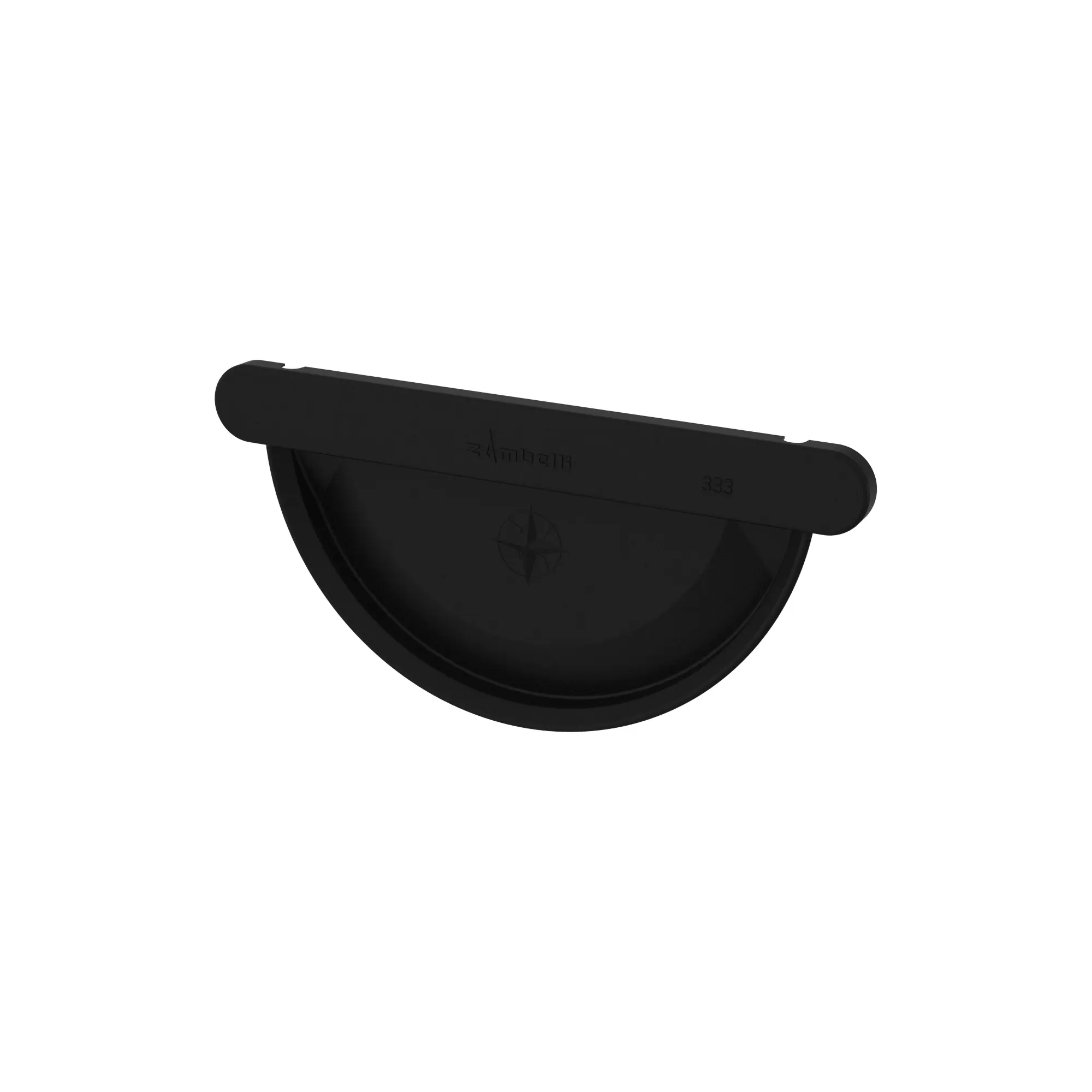 Čelo žlabu DEKRAIN COLORDUR 330 RAL 9005 černá