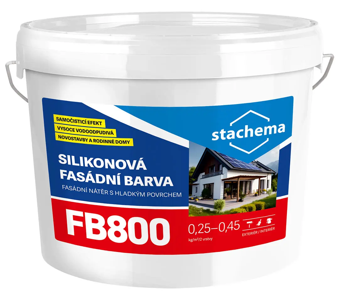 Barva fasádní silikonová Stachema FB800 3,4 kg