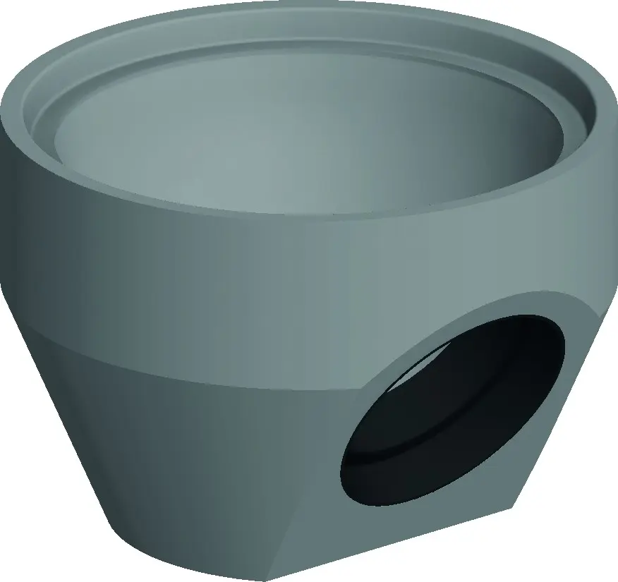 Dno uliční KASI TBV-Q 1DP/450/380 s výtokem DN 200 PVC