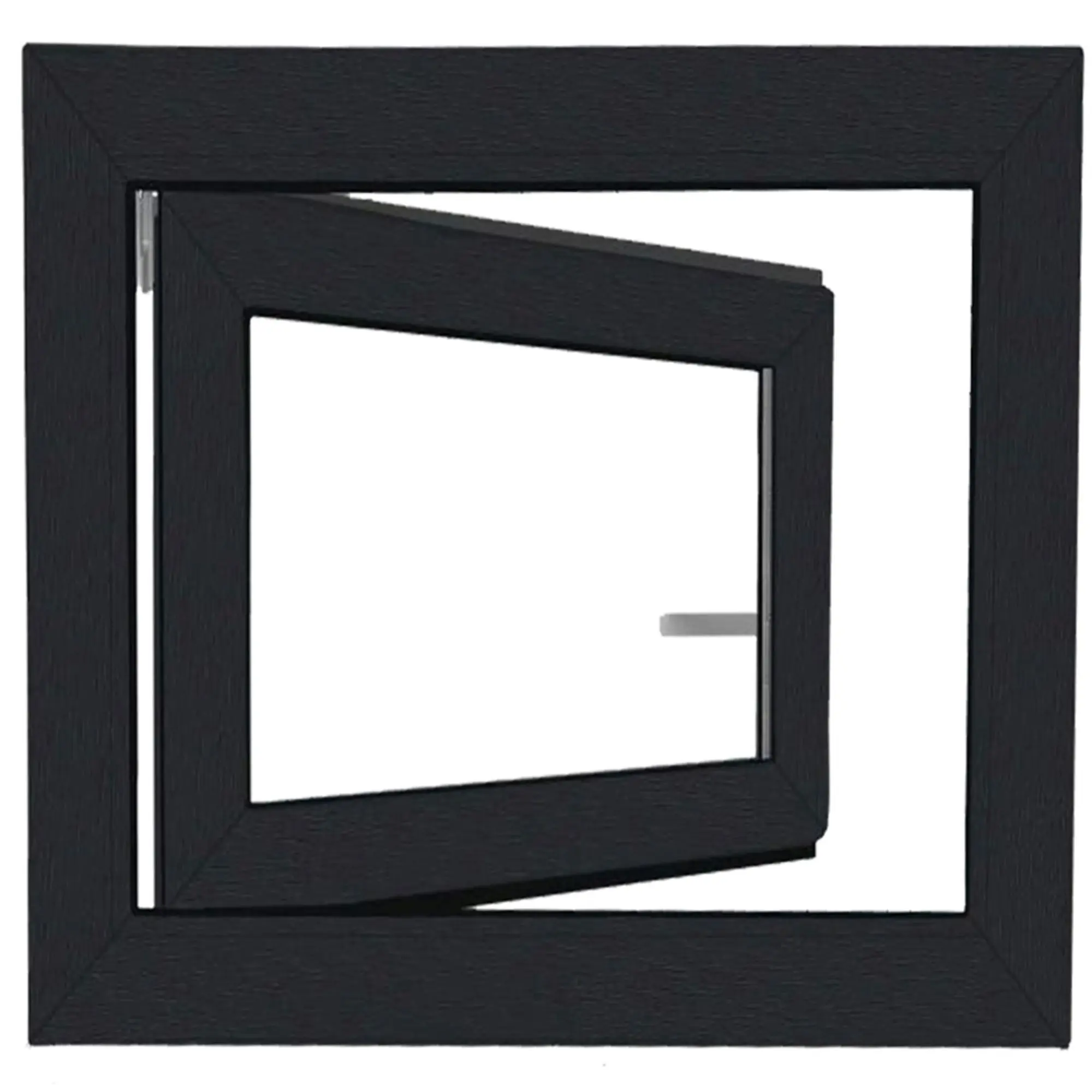 Okno plastové BRAVO OS1 RAL 7016/bílá levé 900×900 mm