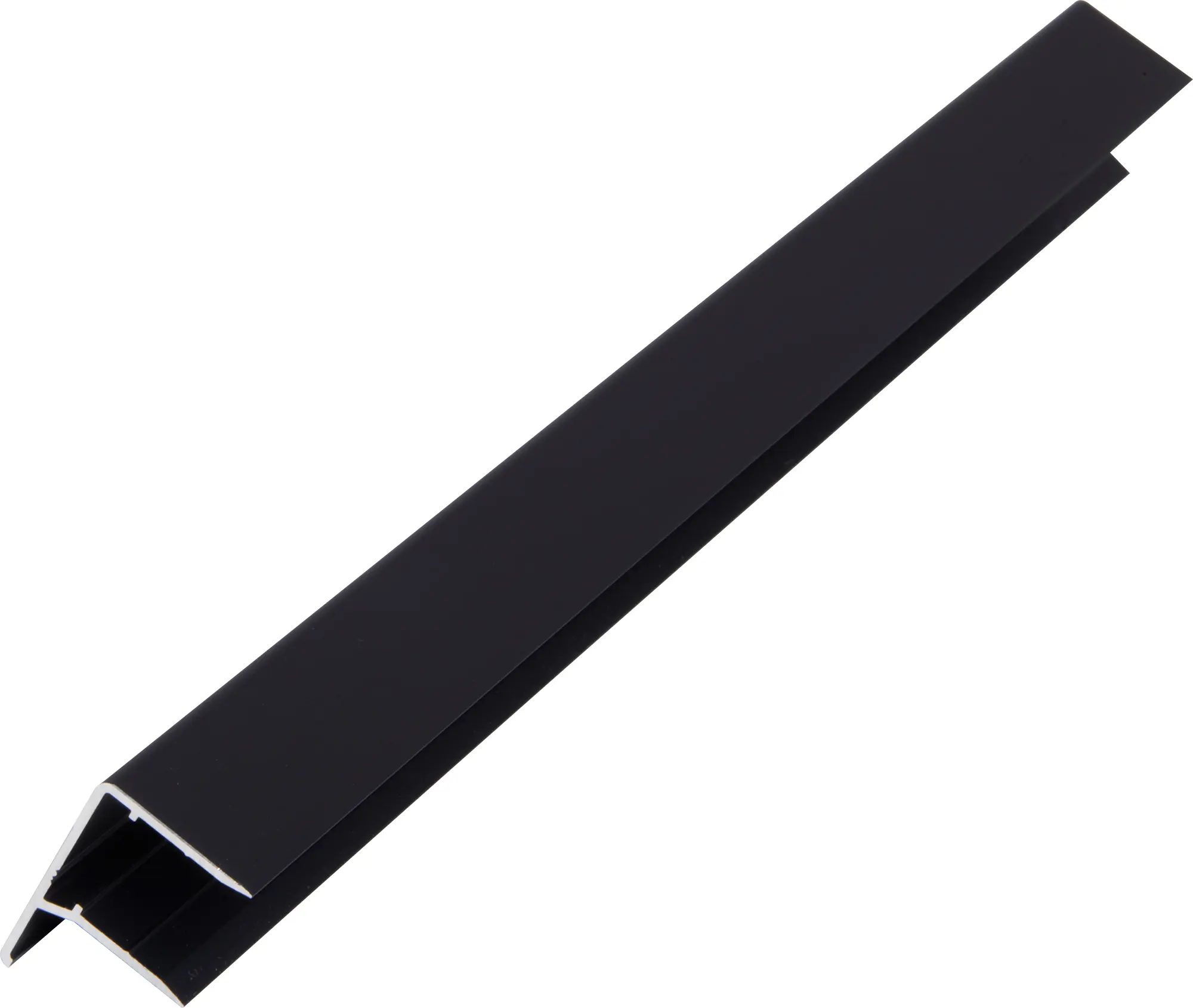 Profil U ukončovací s okapnicí hliníkový elox antracit 16 mm délka 6,4 m