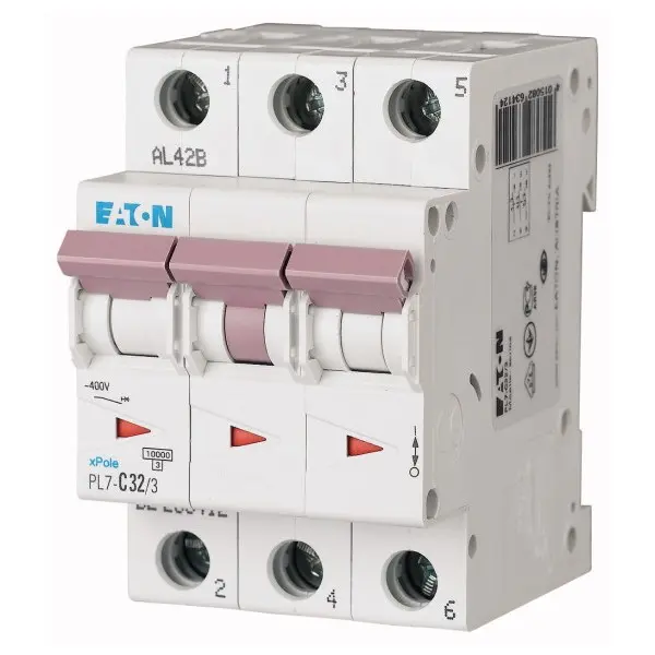 Jistič Eaton PL7-C32/3 10 kA C 32 A