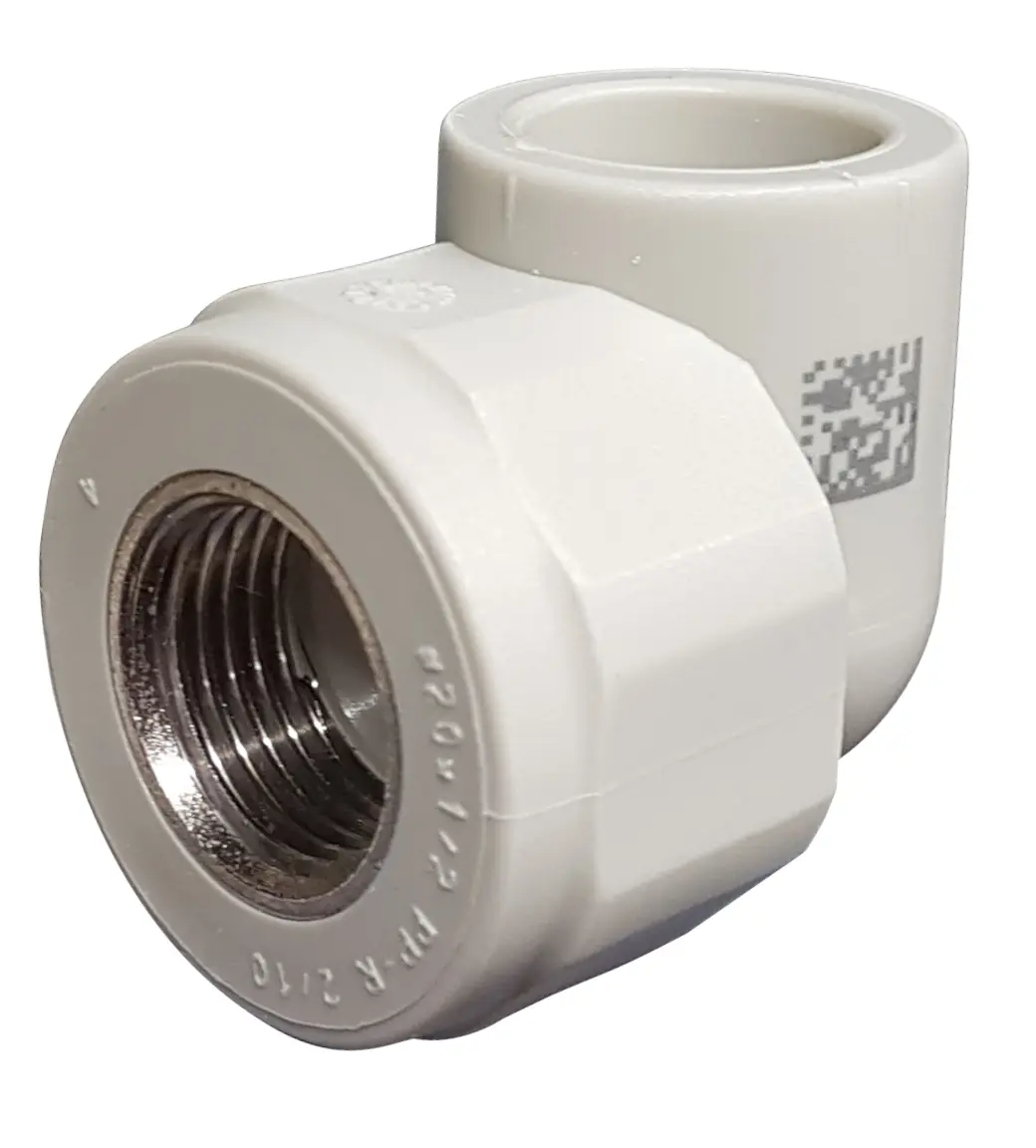 Koleno Pipelife PP-R MZD 20 mm × 3/4" 90 ° vnitřní závit