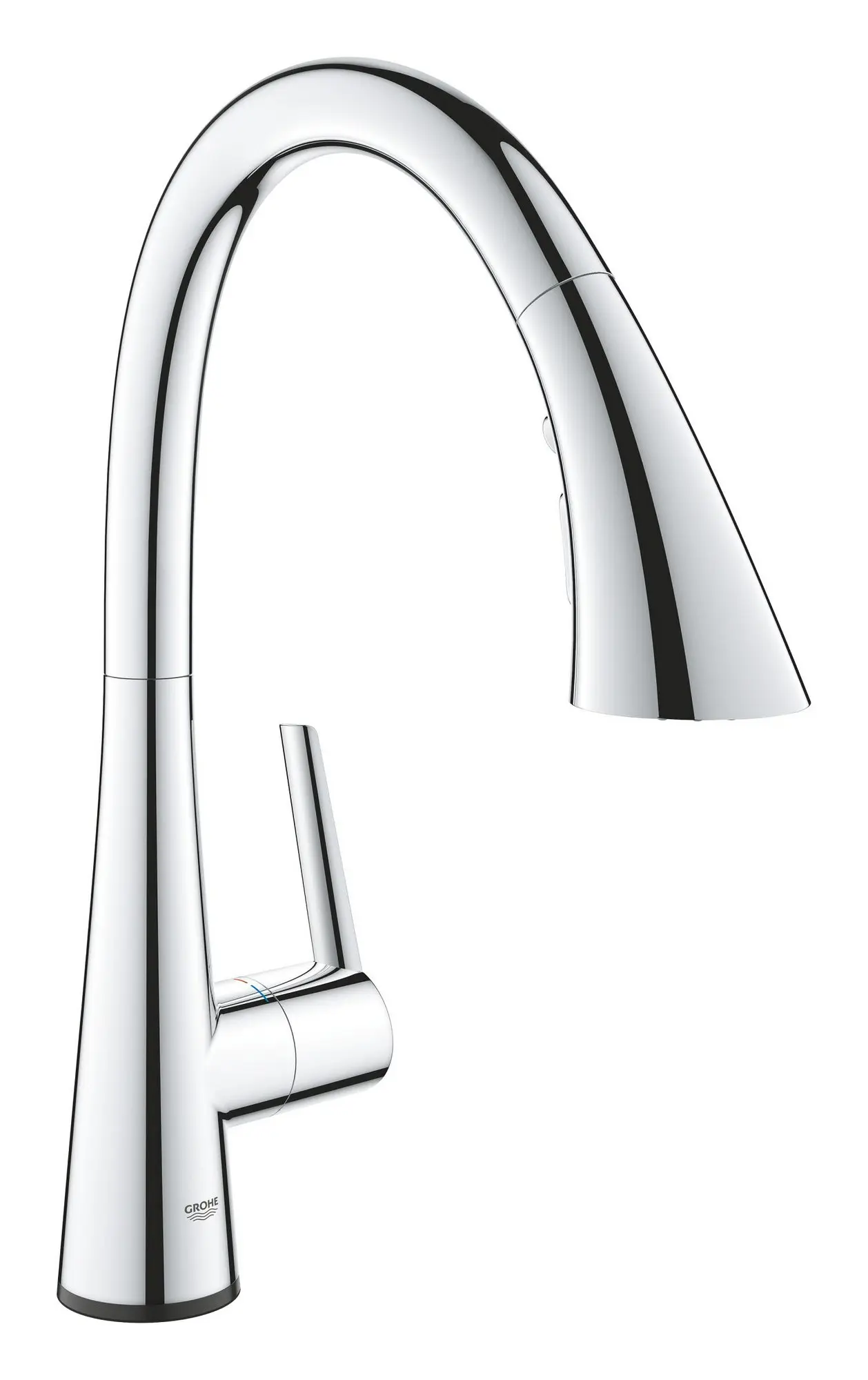 Grohe ZedraTouch - Elektronická dřezová baterie s výsuvnou sprškou,