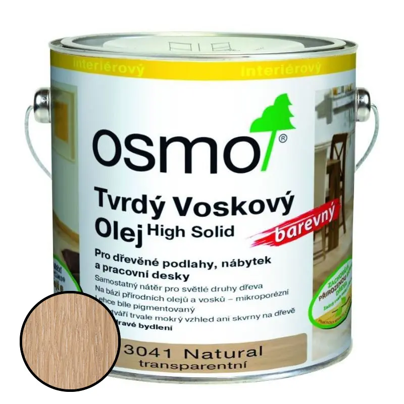 Olej tvrdý voskový Osmo Effekt3041 natural 0,75 l