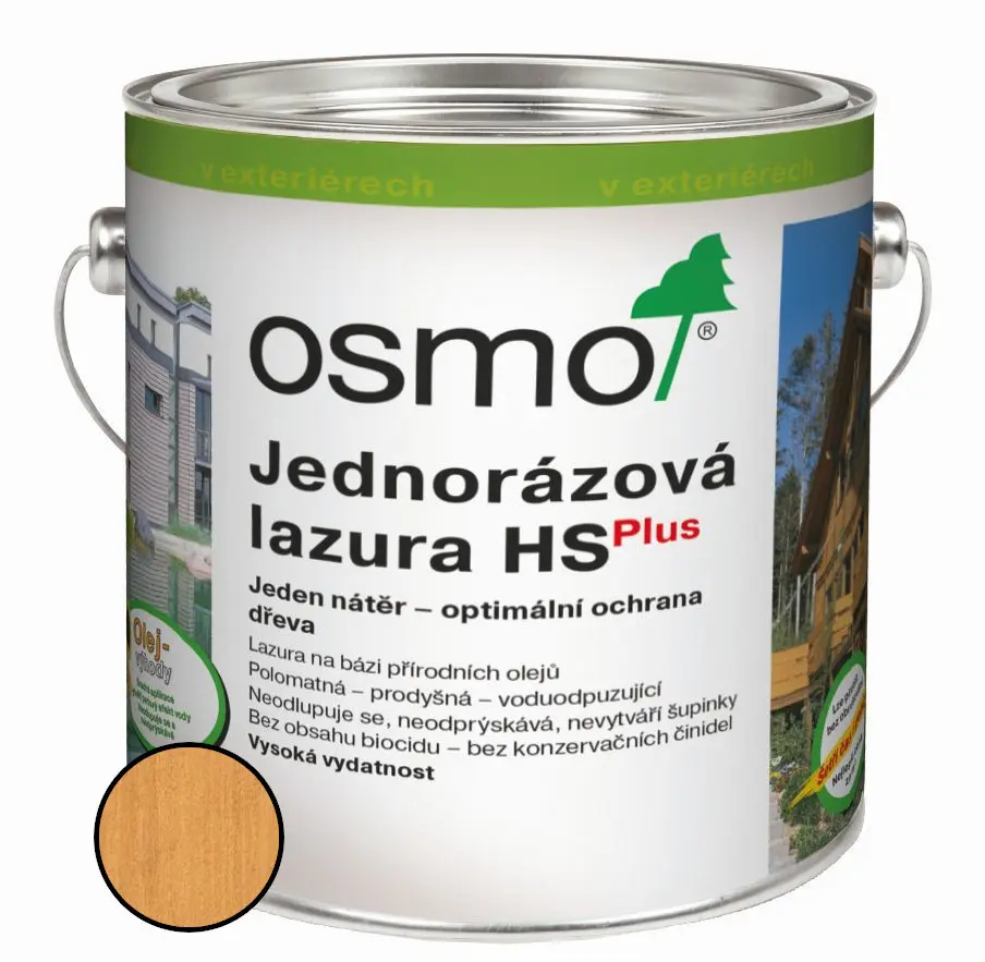 Lazura jednorázová Osmo HS plus 9236 modřín 2,5 l