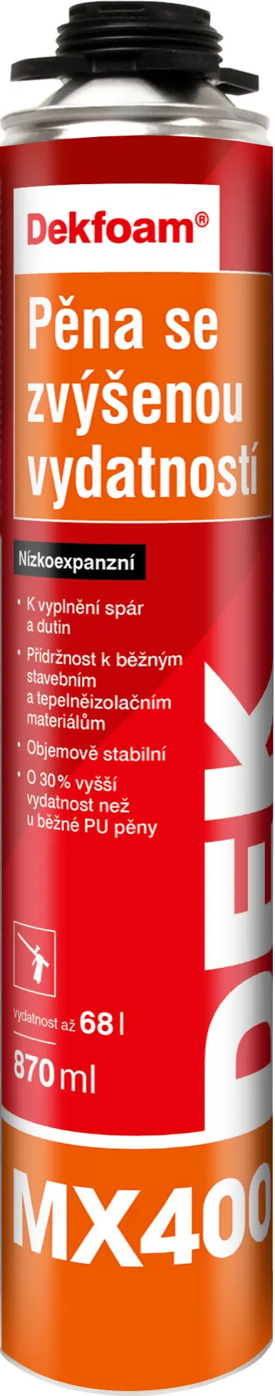 Pěna se zvýšenou vydatností DEKFOAM MX400 870 ml