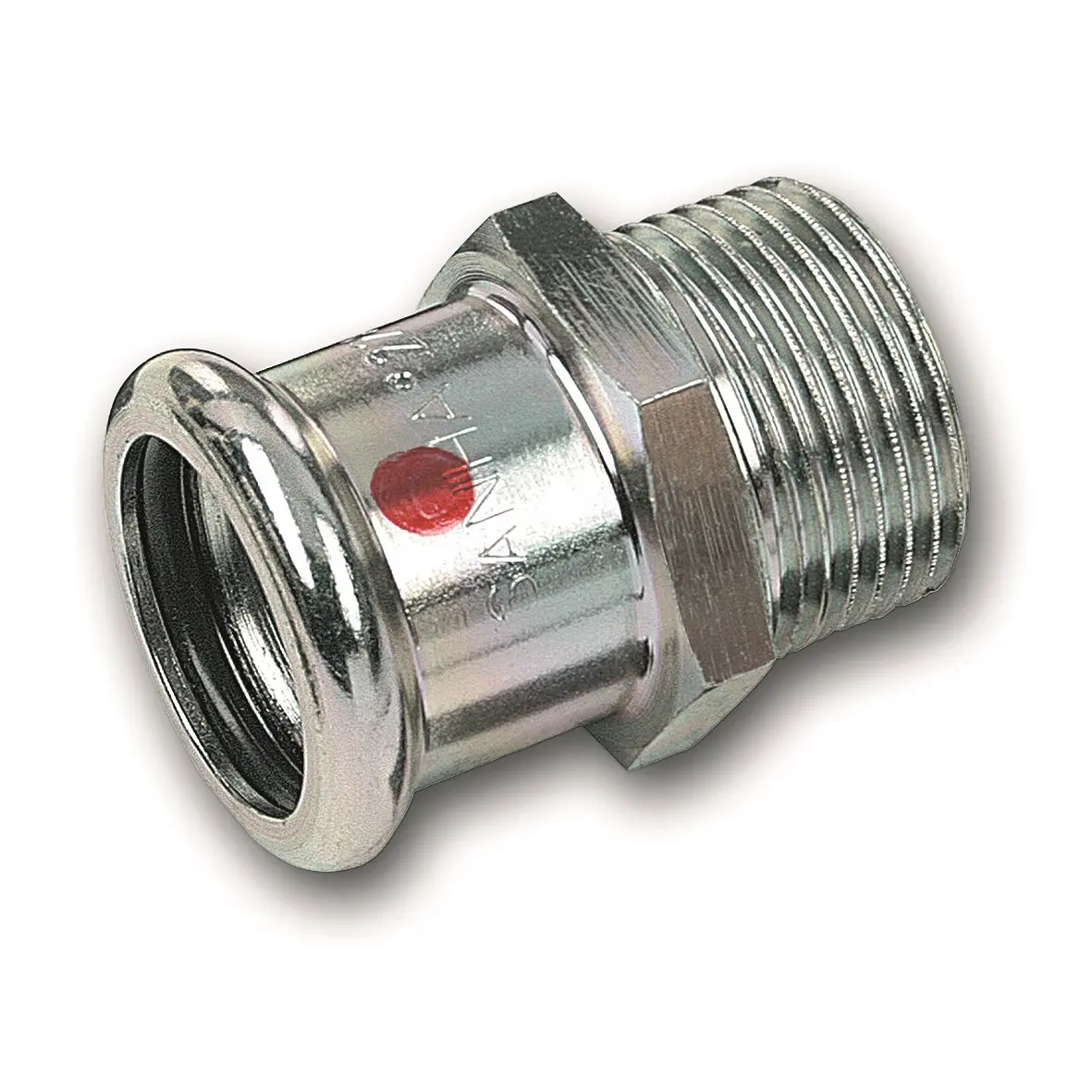 Vsuvka přechodová lisovací Sanha Therm 24243G 22 mm × 1/2" vnější závit
