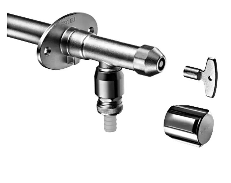 Schell Polar II - Venkovní nezámrzný ventil, s přivzdušňovačem, matný chrom 039960399
