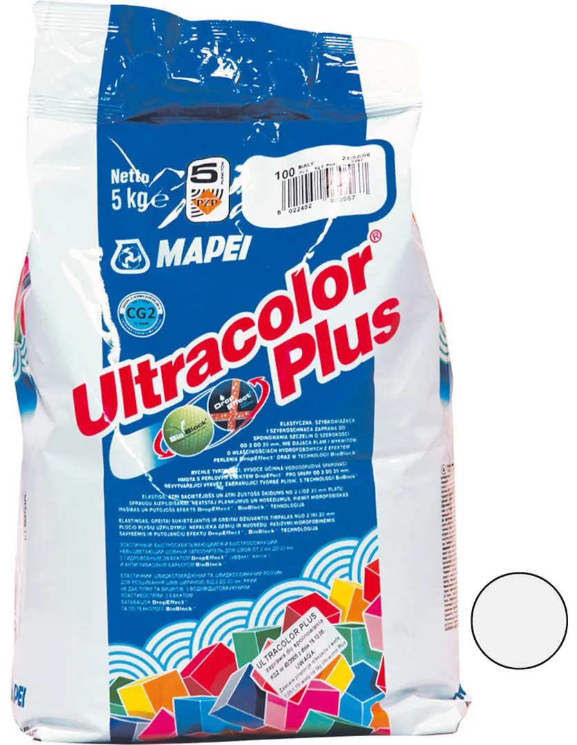 Hmota spárovací Mapei Ultracolor Plus 100 bílá 2 kg