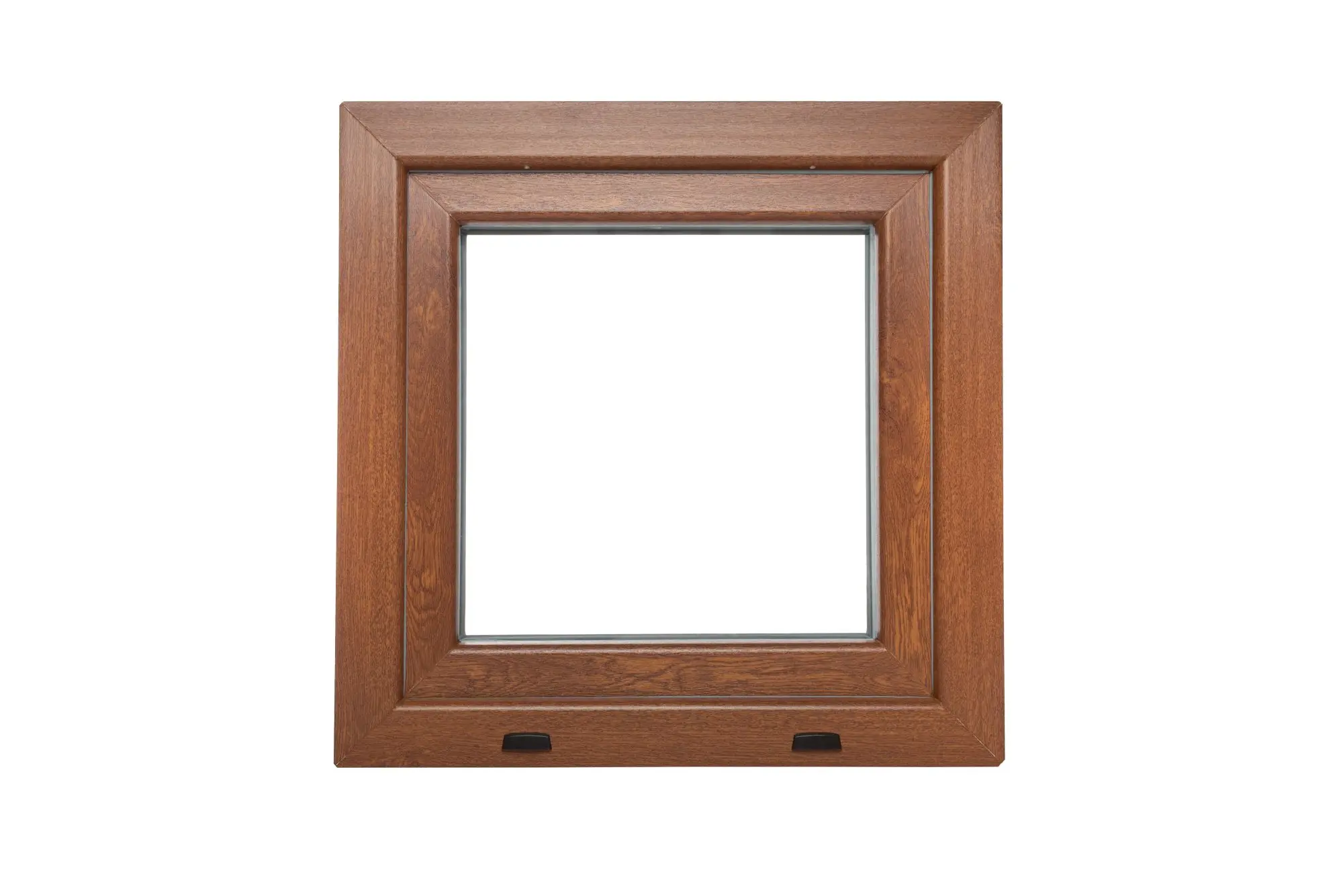 Okno plastové BRAVO OS1 golden oak/white pravé 500×500 mm