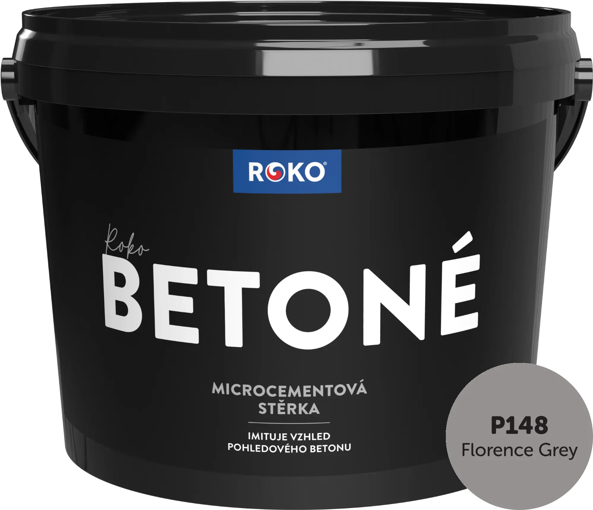 Stěrka dekorativní Roko Betoné P148 Florence Grey 14 kg