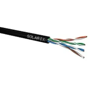 Instalační kabel Solarix CAT5E UTP PE Fca venkovní 100m/box SXKD-5E-UTP-PE