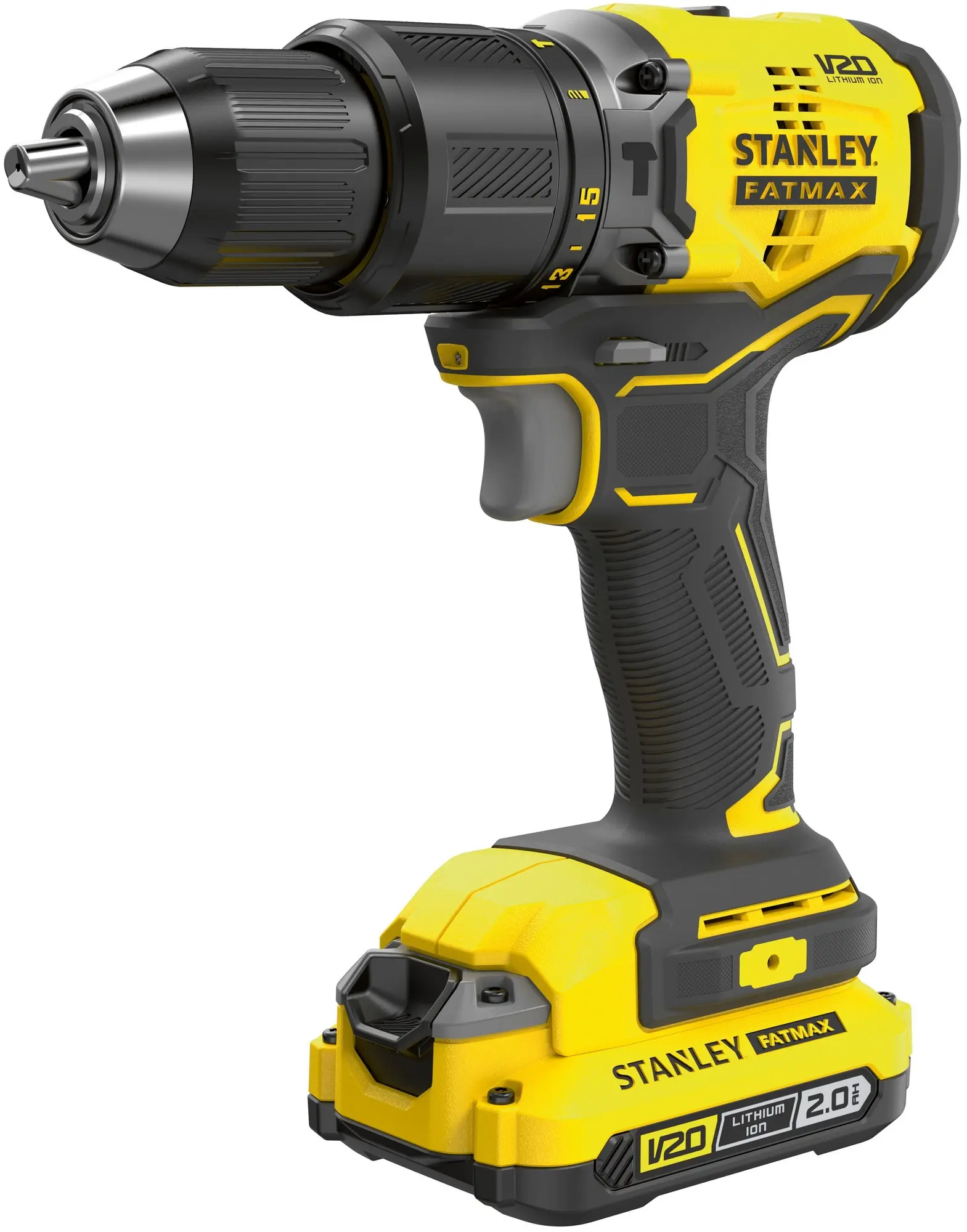 Šroubovák vrtací s příklepem AKU Stanley FatMax SFMCD715D1K