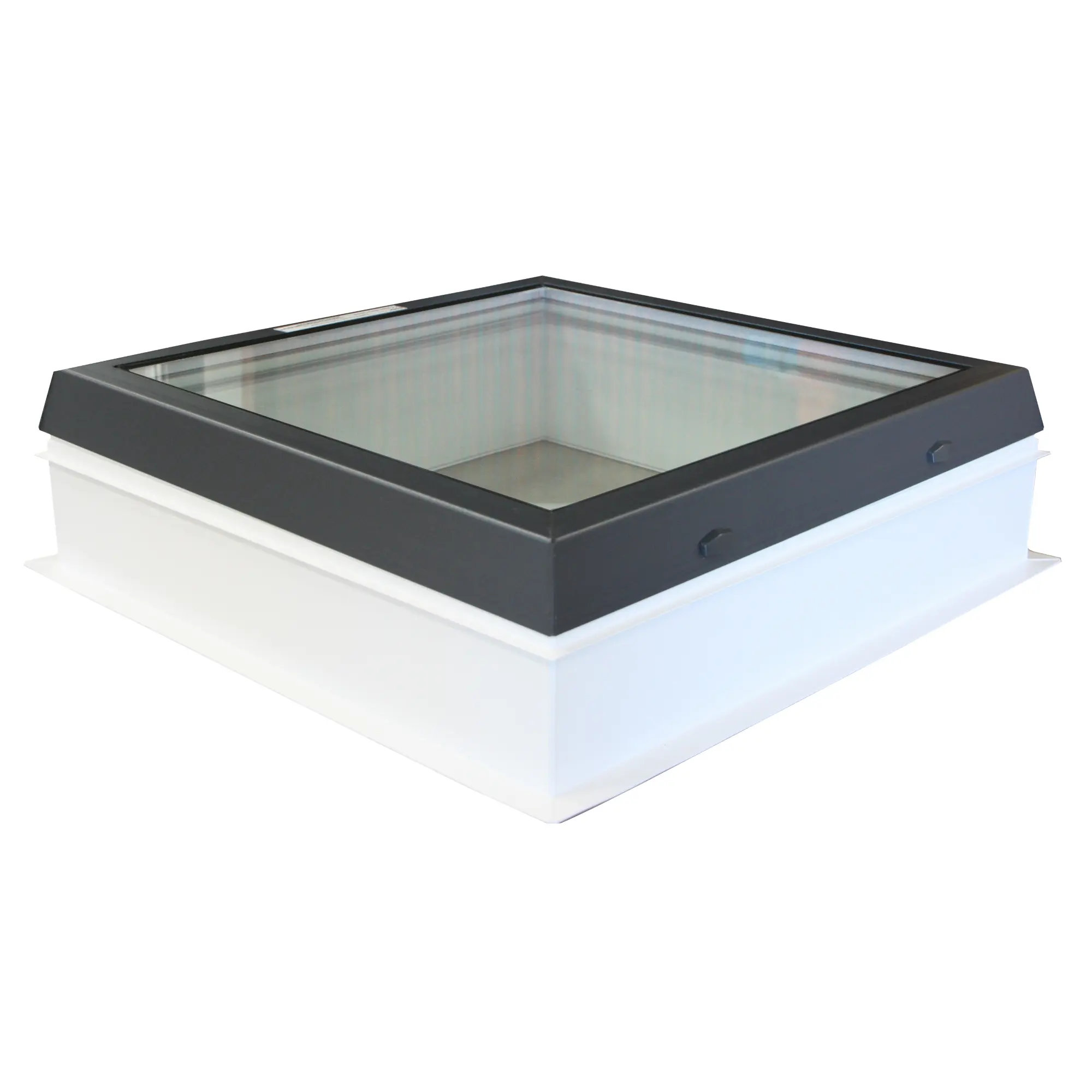 Světlík plochý fixní DEKLIGHT BOX ACG/G/RAL 7016 FIX dvojsklo manžeta 15 cm 70×100 cm