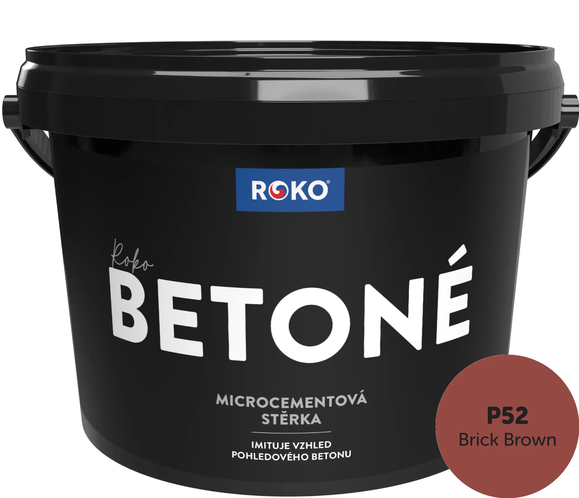 Stěrka dekorativní Roko Betoné P52 Brick Brown 7 kg