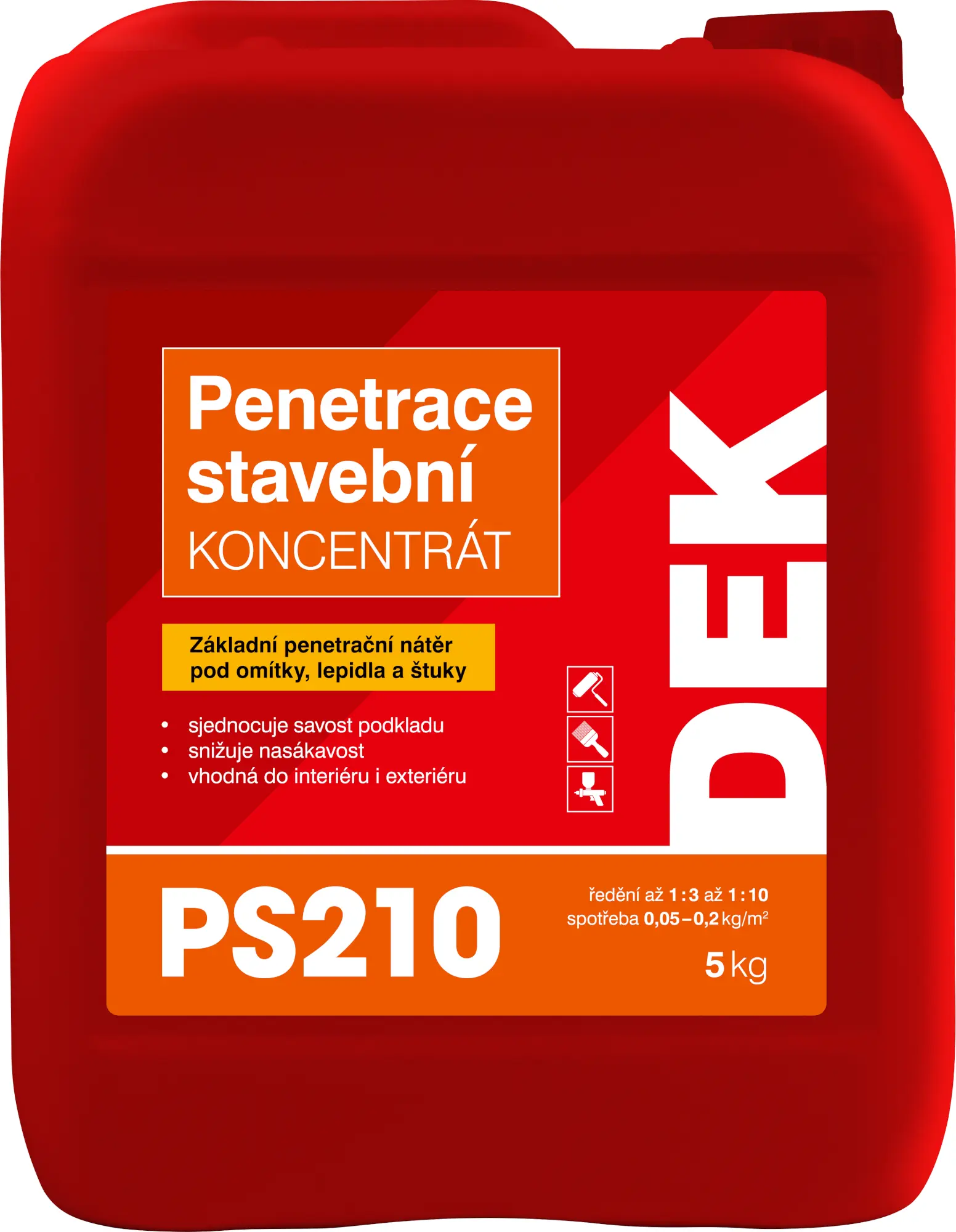 Penetrace stavební koncentrát DEK PS210 5 kg
