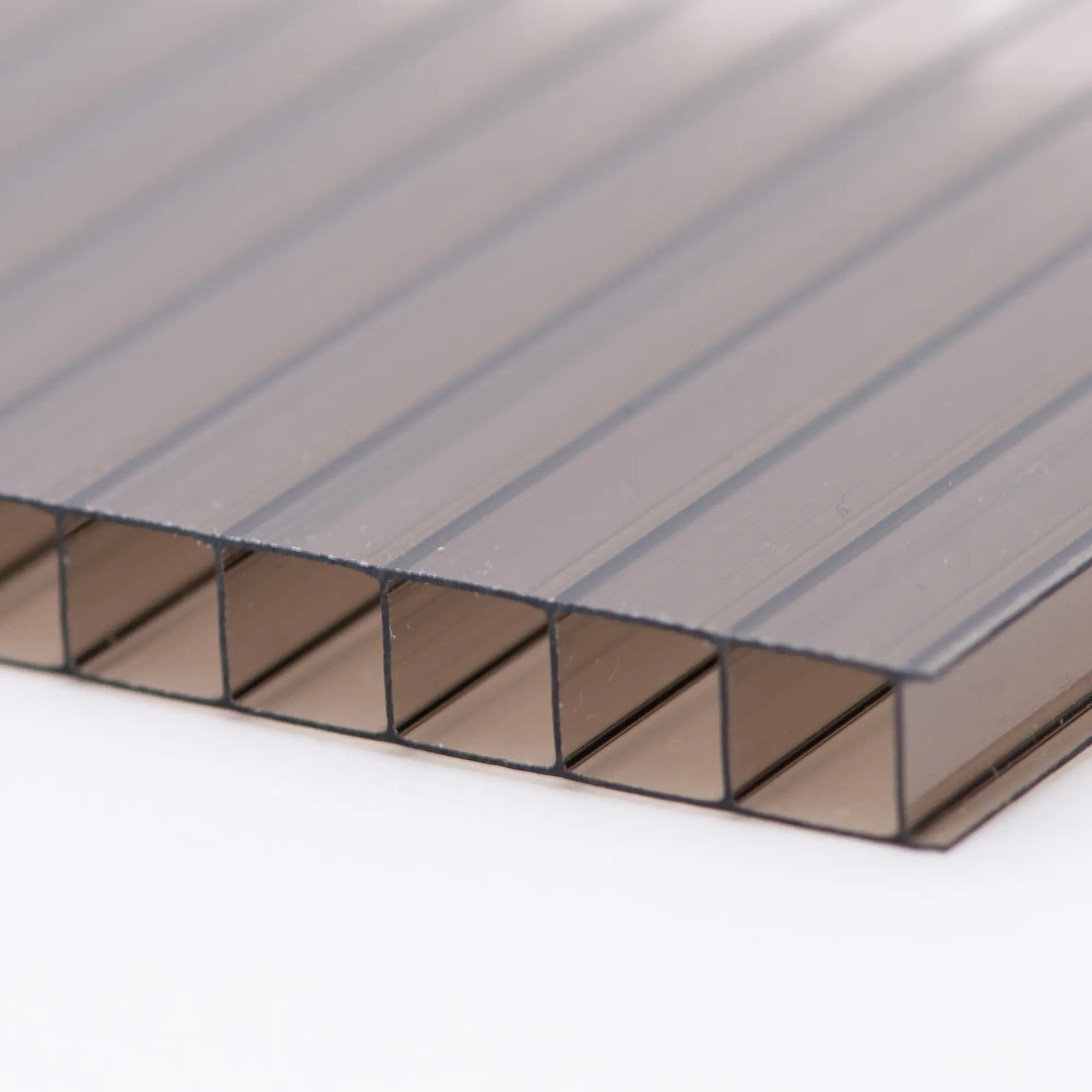 Deska polykarbonátová dutinková MULTICLEAR 10 BOX 2 WALL 2UV tmavý bronz 2100×6000 mm
