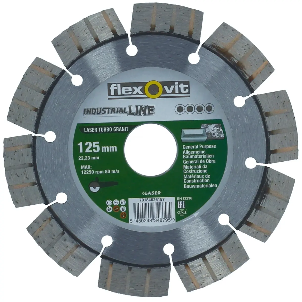 Kotouč řezný DIA Flexovit IL Turbo Granit 115×22,23 mm