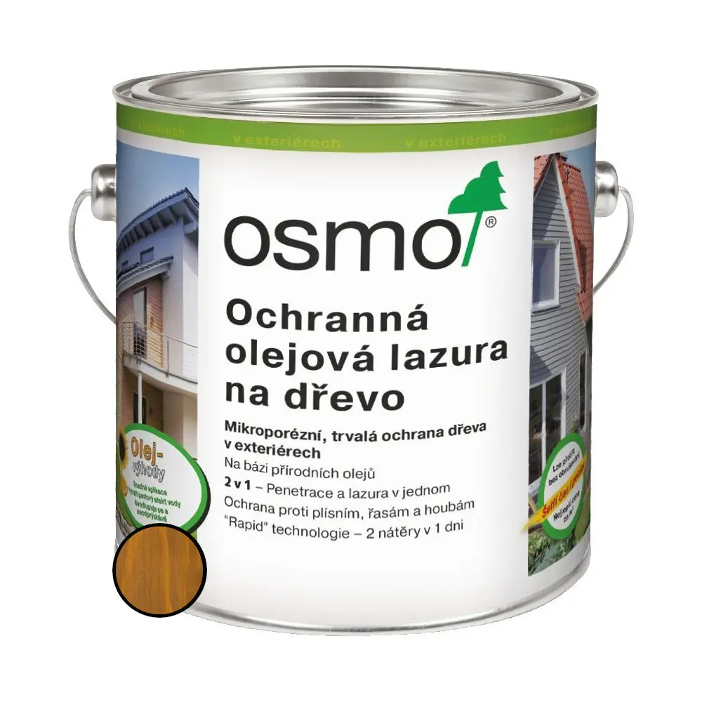 Lazura olejová ochranná Osmo 706 dub 2,5 l