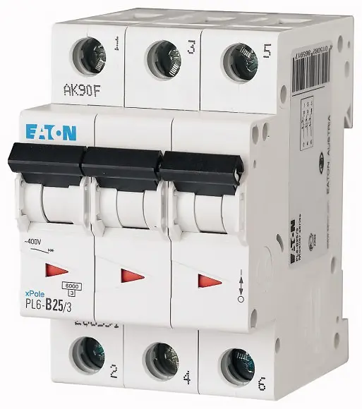 Jistič Eaton PL6-B16/3 6 kA B 16 A