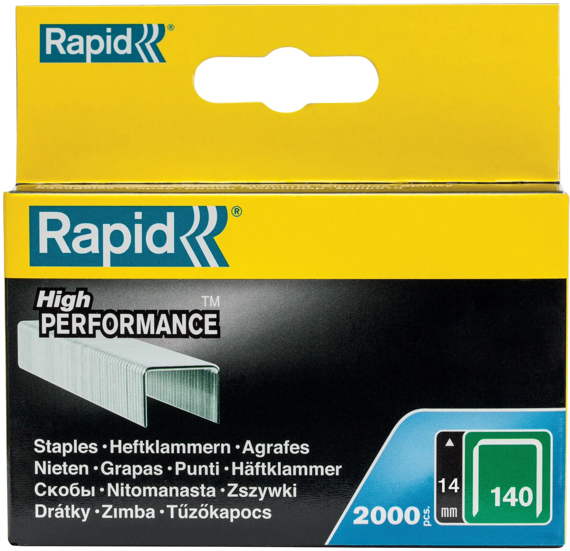 Spony Rapid High Performance 140 10,6×14×1,2 mm 2 000 ks