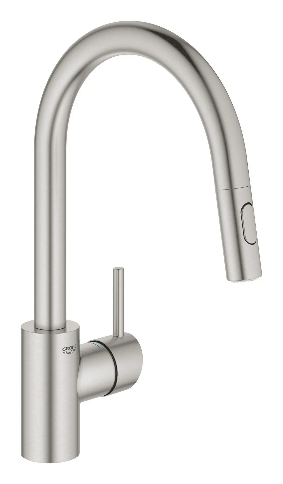 Baterie dřezová stojánková Grohe Concetto SuperSteel 31483DC2