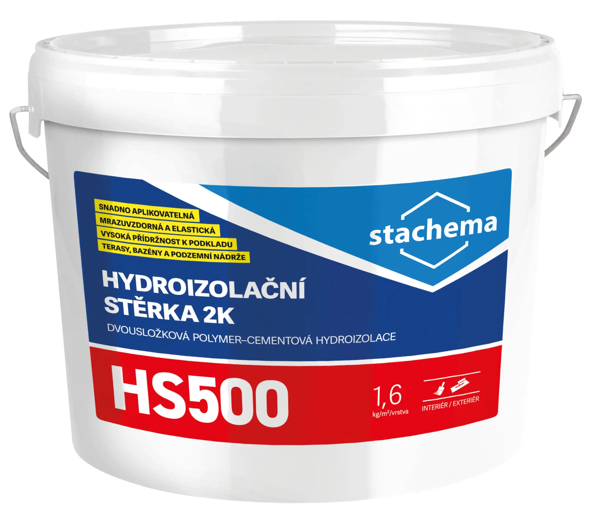 Stěrka hydroizolační 2K Stachema HS500 14 kg