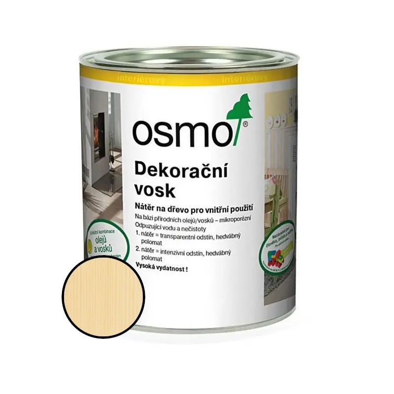 Vosk dekorační Osmo 3101 bezbarvý 0,375 l