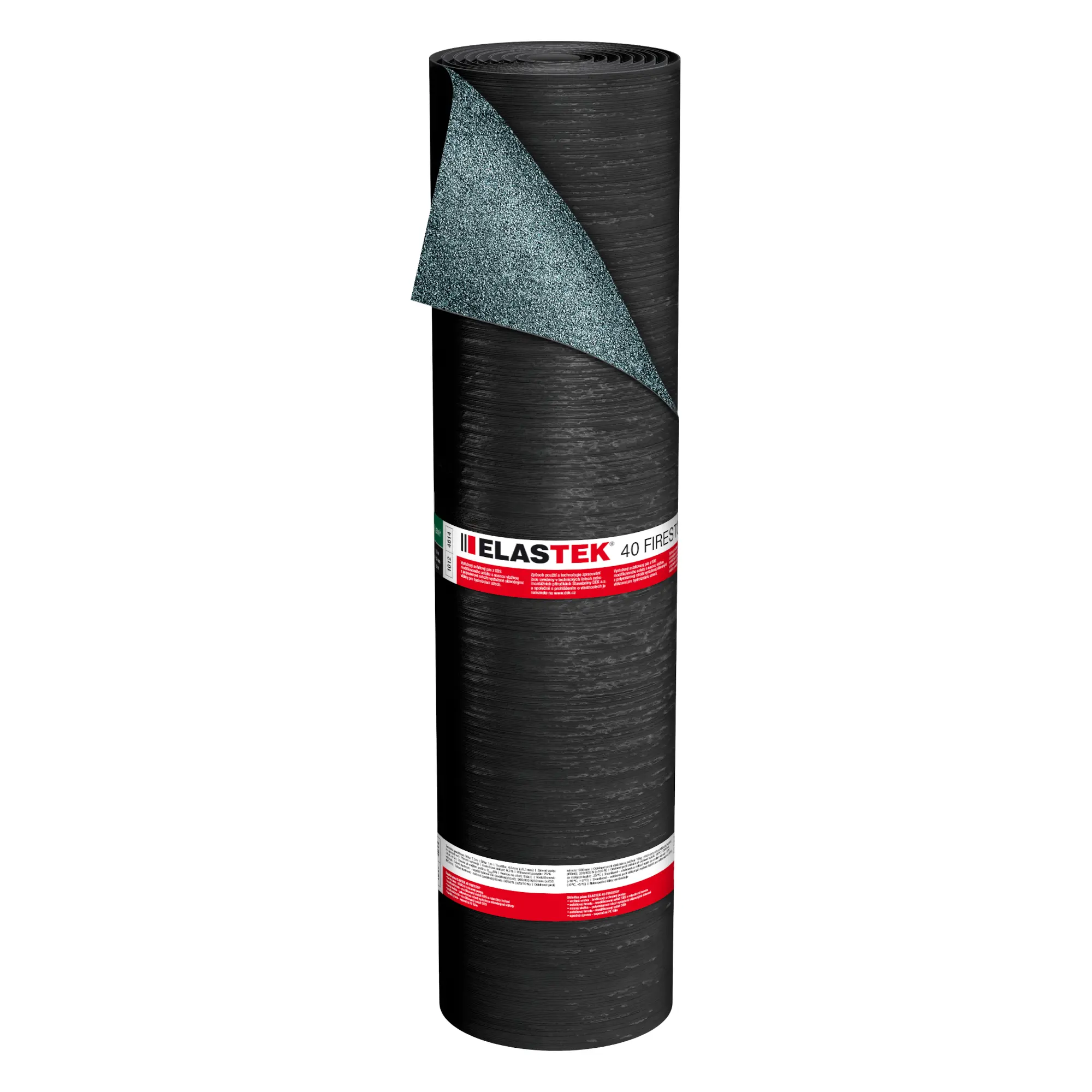 Asfaltový pás hydroizolační ELASTEK 40 FIRESTOP modrozelený (7,5 m2/role)