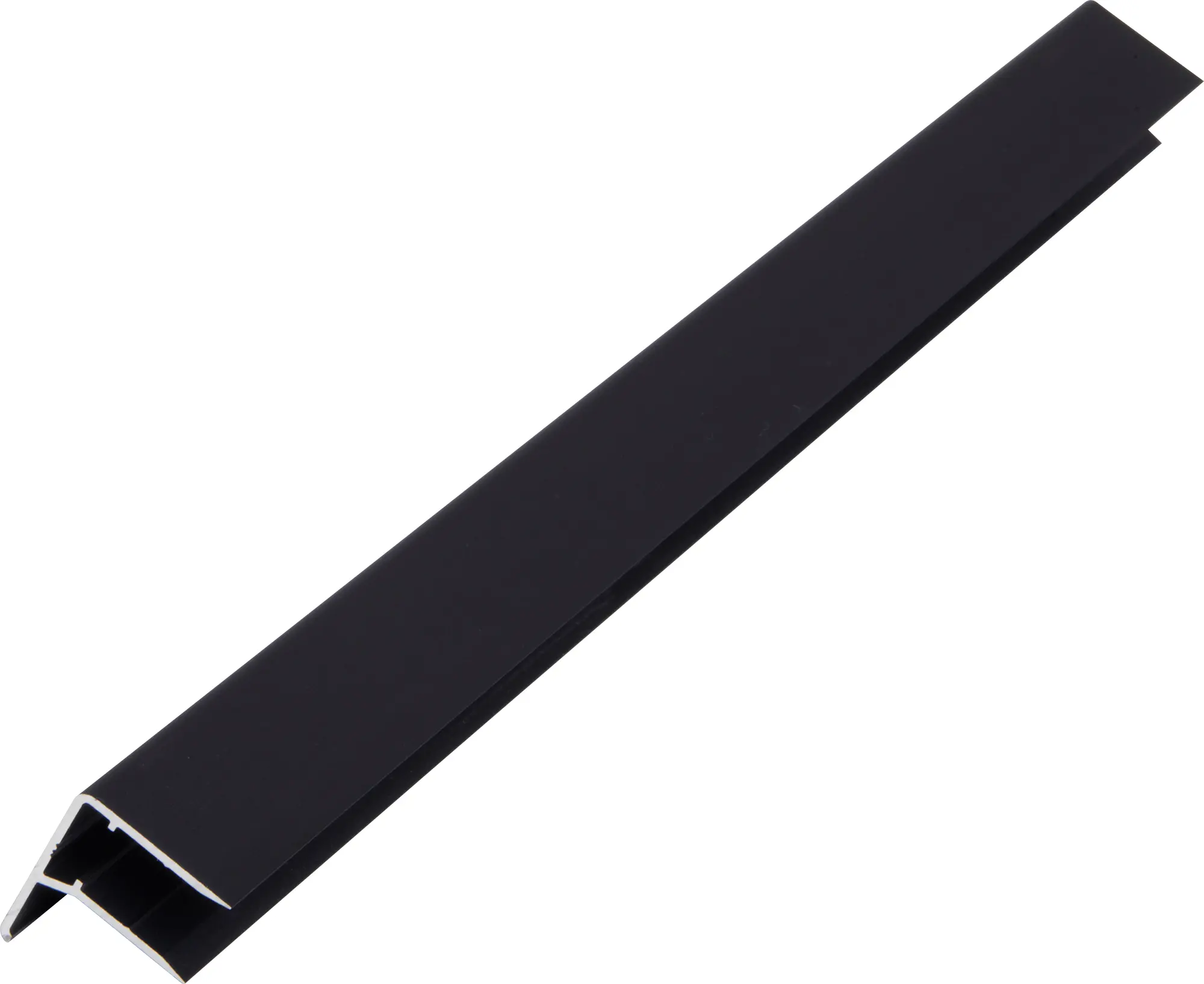 Profil U ukončovací s okapnicí hliníkový elox antracit 10 mm délka 6,4 m