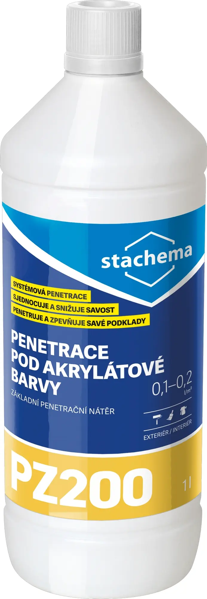 Penetrace akrylátová Stachema PZ200 mléčněbílá 1 l