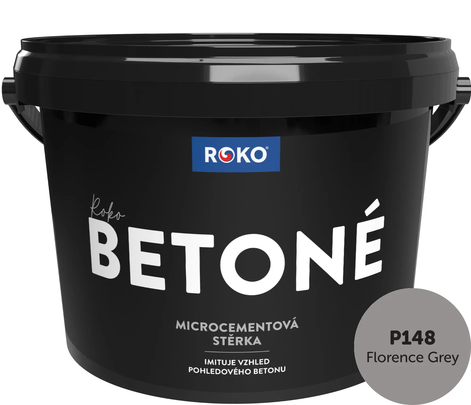 Stěrka dekorativní Roko Betoné P148 Florence Grey 7 kg
