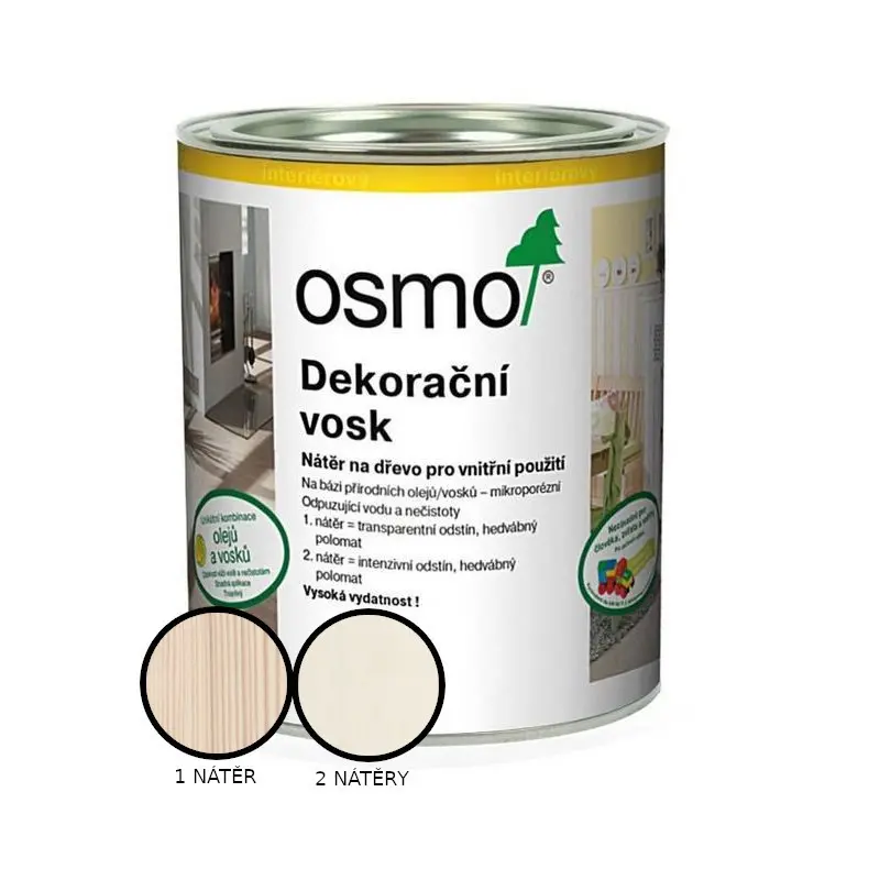 Vosk dekorační Osmo 3172 intenzivní hedvábí 0,375 l