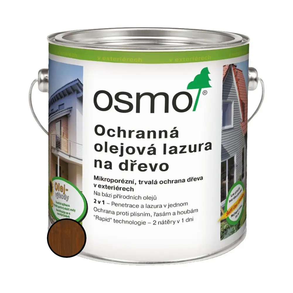 Lazura olejová ochranná Osmo 708 teak 0,75 l