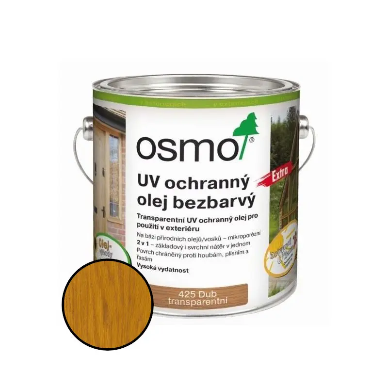 Olej UV ochranný Osmo 425 extra dub, 0,75 l