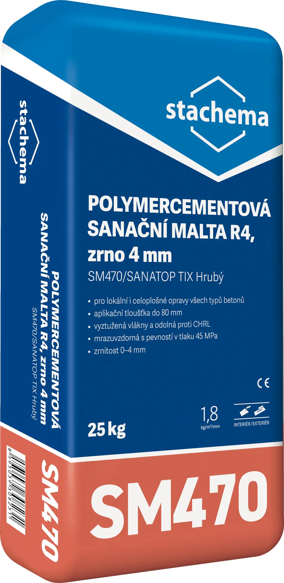 Hmota reprofilační Stachema SM470 hrubá 25 kg